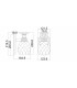 1 Light Outdoor Dome Wall Light Pearl Bronze IP44, G9