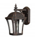 1 Light Small Outdoor Wall Lantern Mocha IP44, E27