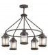 5 Light Outdoor Chandelier Pendant Lighting Zinc IP44, E27