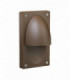 1 Light Outdoor Wall Light Brown IP54, GU10