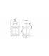 1 Light Large Outdoor Wall Lantern Zinc IP44, E27