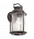 1 Light Medium Outdoor Wall Lantern Zinc IP44, E27