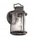 1 Light Small Outdoor Wall Lantern Zinc IP44, E27
