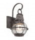 1 Light Small Outdoor Wall Lantern Zinc IP44, E27