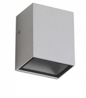 LED 1 Light Outdoor Wall Light Grey IP44