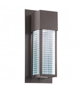 1 Light Outdoor Wall Lantern Bronze IP44, GU10