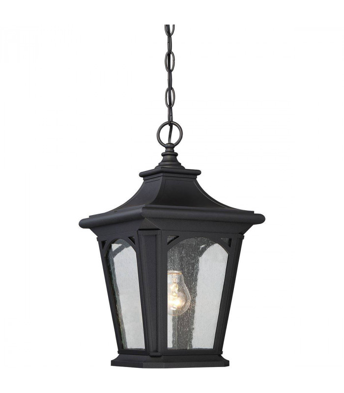 1 Light Small Chain Lantern - Mystic Black Finish, E27