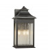 3 Light Large Coastal Wall Lantern - Imperial Bronze Finish, E14
