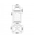 3 Light Large Coastal Wall Lantern - Imperial Bronze Finish, E14