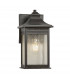 1 Light Small Coastal Wall Lantern - Imperial Bronze Finish, E27