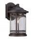 1 Light Medium Wall Lantern - Palladian Bronze Finish, E27