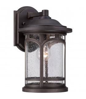 1 Light Medium Wall Lantern - Palladian Bronze Finish, E27