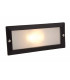 1 Light Outdoor Brick Light Outdoor - Without Louvre Black, Opal Glass IP54, E27
