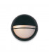 1 Light Wall Light - 100W Black, Opal Glass IP44, E27