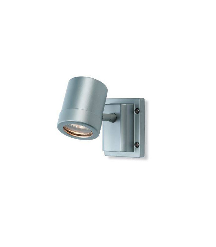 1 Light Single Wall Light Aluminium IP55, GU10