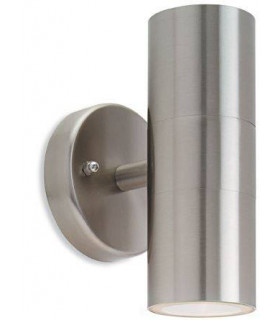 2 Light Wall Stainless Steel IP44, GU10