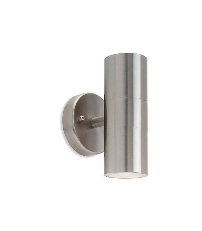 2 Light Wall Stainless Steel IP44, GU10