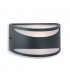 1 Light Wall Light - 60W Black IP65, E27