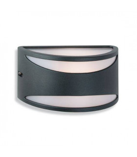 1 Light Wall Light - 60W Black IP65, E27