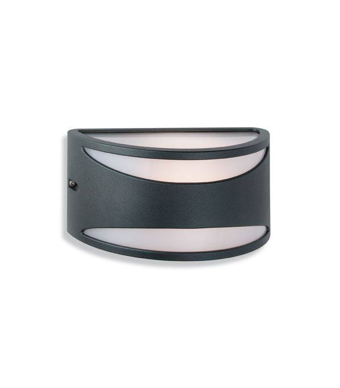 1 Light Wall Light - 60W Black IP65, E27