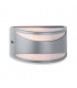1 Light Wall Light - 60W Silver IP65, E27