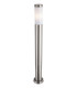 1 Light Tall Bollard Post Stainless Steel IP44, E27