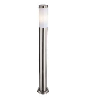 1 Light Tall Bollard Post Stainless Steel IP44, E27
