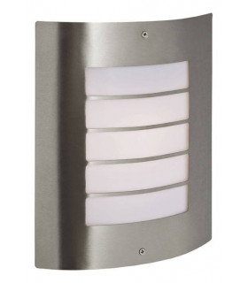 1 Light Wall Light Stainless Steel IP44, E27