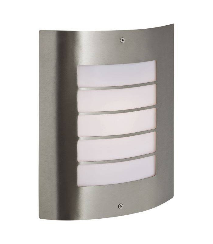 1 Light Wall Light Stainless Steel IP44, E27