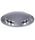 LED 12 Light 4 Way Walkover Recessed Light Aluminium, White IP67