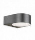 1 Light Outdoor Wall Light Grey IP44