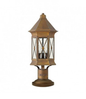 3 Light Outdoor Pedestal Light Sienna IP44, E14