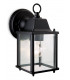 1 Light Lantern - Wall Light Black, E27