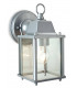1 Light Lantern - Wall Light Silver, E27