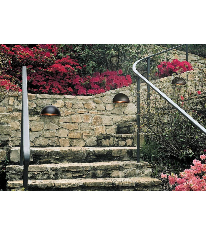 1 Light Outdoor Wall Light Black IP44, E27
