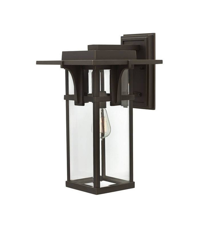 1 Light Outdoor Large Wall Lantern Light Oil Rubbed Bronze IP44, E27