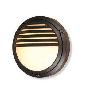 1 Light Outdoor Wall Light - 100W Black IP54, E27