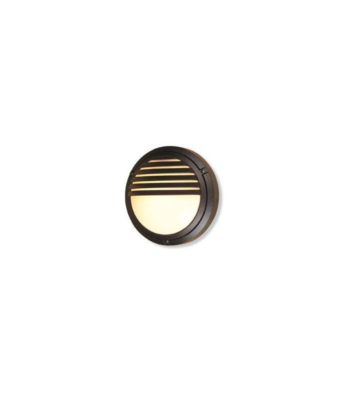 1 Light Outdoor Wall Light - 100W Black IP54, E27