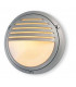 1 Light Outdoor Wall Light - 100W Silver IP54, E27