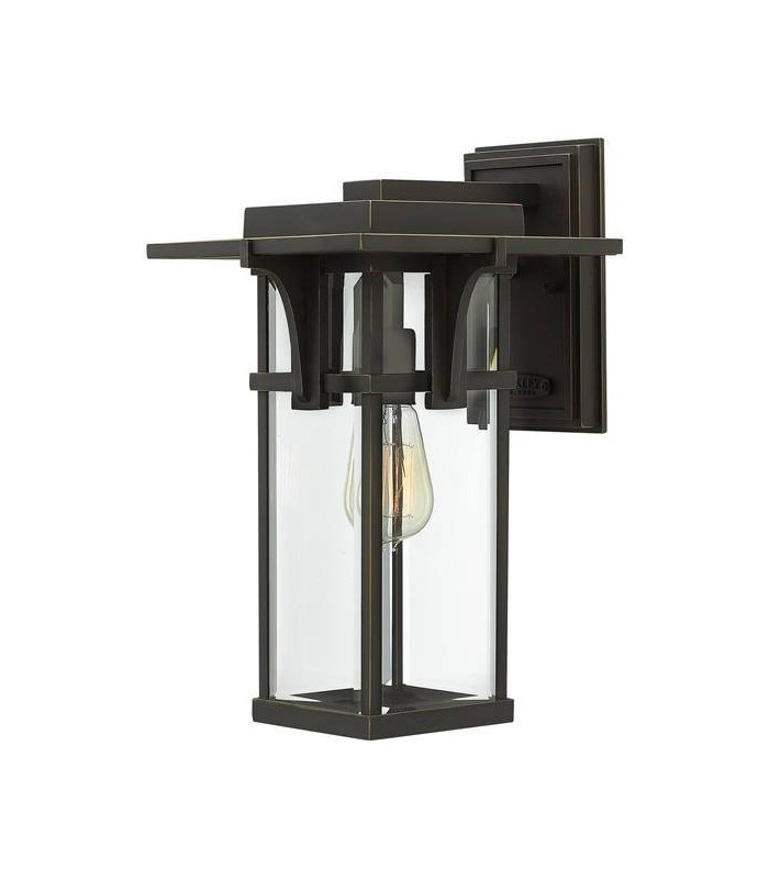 1 Light Outdoor Medium Wall Lantern Light Oil Rubbed Bronze IP44, E27