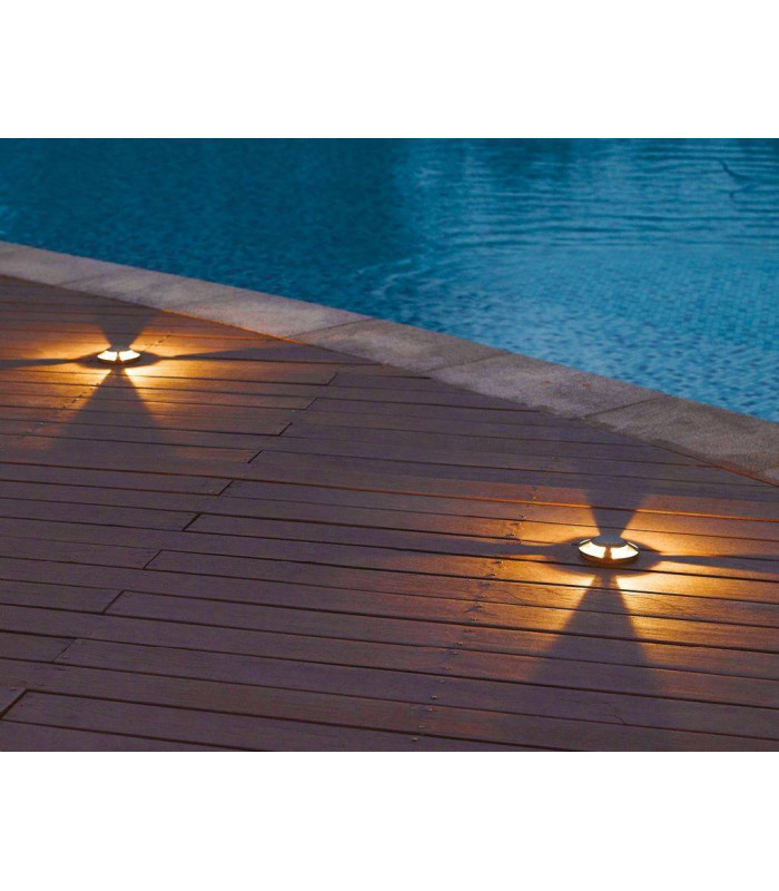 LED 1 Light Outdoor Drive, Walkover Light Graphite IP67