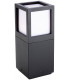 LED 1 Light Outdoor Small Bollard Light Graphite IP54