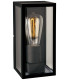 1 Light Outdoor Wall Lantern Black IP44, E27