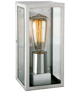 1 Light Outdoor Wall Light Stainless Steel IP44, E27