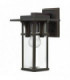 1 Light Outdoor Small Wall Lantern Light Oil Rubbed Bronze IP44, E27