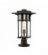1 Light Outdoor Pedestal Light Oil Rubbed Bronze IP44, E27