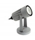 LED 1 Light Outdoor Wall Light & Spike Spot Silver IP44