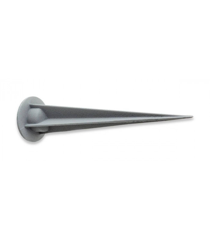 LED 1 Light Outdoor Wall Light & Spike Spot Silver IP44