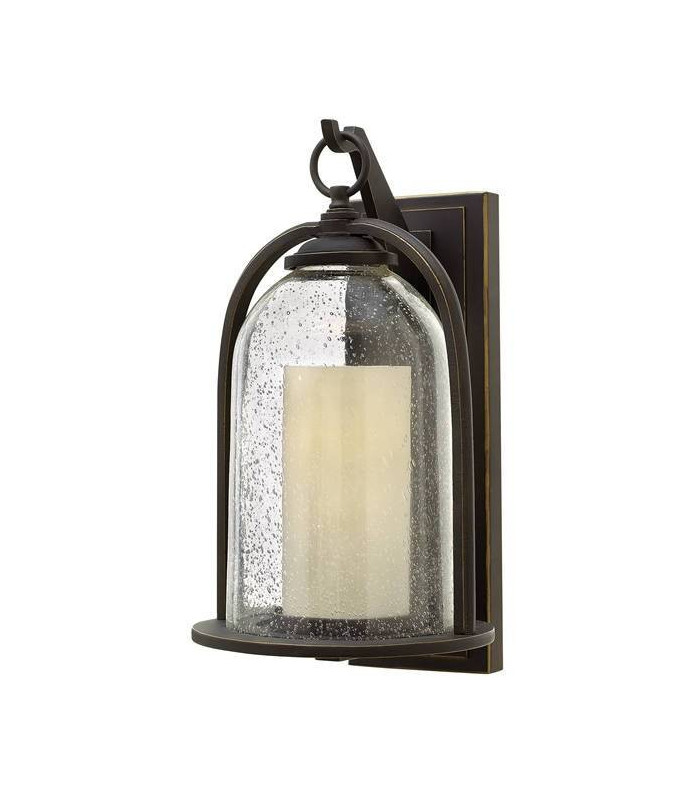 1 Light Outdoor Medium Wall Lantern Light Oil Rubbed Bronze IP44, E27