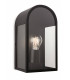 1 Light Outdoor Wall Lantern Black IP44, E27